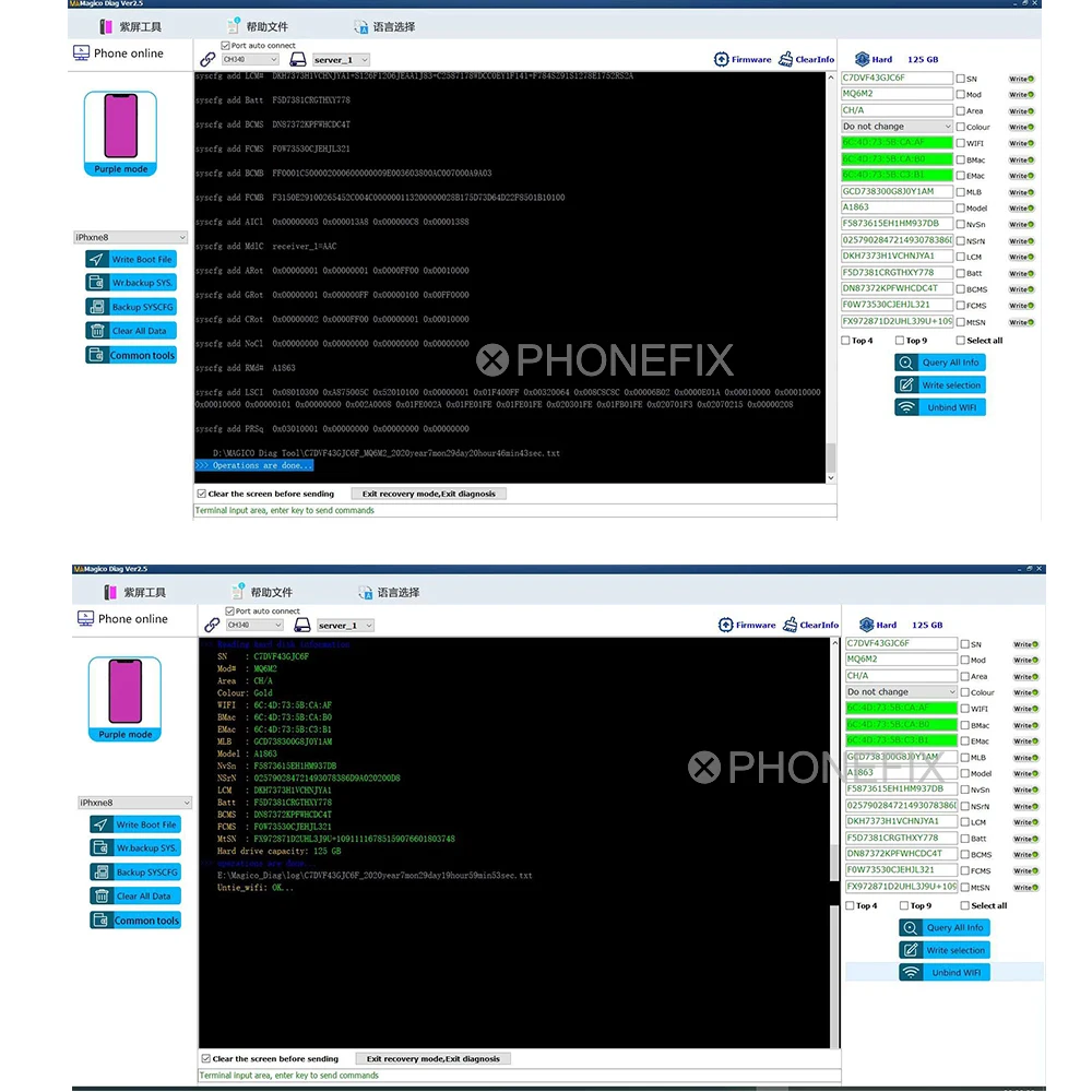 Herramienta Magico Diag DFU, desbloqueo WIFI para iPhone 6 7 7P 8 y iPad, reemplazo de controlador duro, lectura SN, escritura sin eliminación NAND