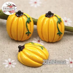 10pcs cuty halloween pumpkin flat back Cabochon Art Supply Decoration Charm Craft DIY hair bow center 26x28mm