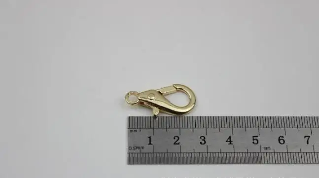 (300 pcs/lot) factory direct luggage handbags hardware accessories opening spring chain link buckle bag hook