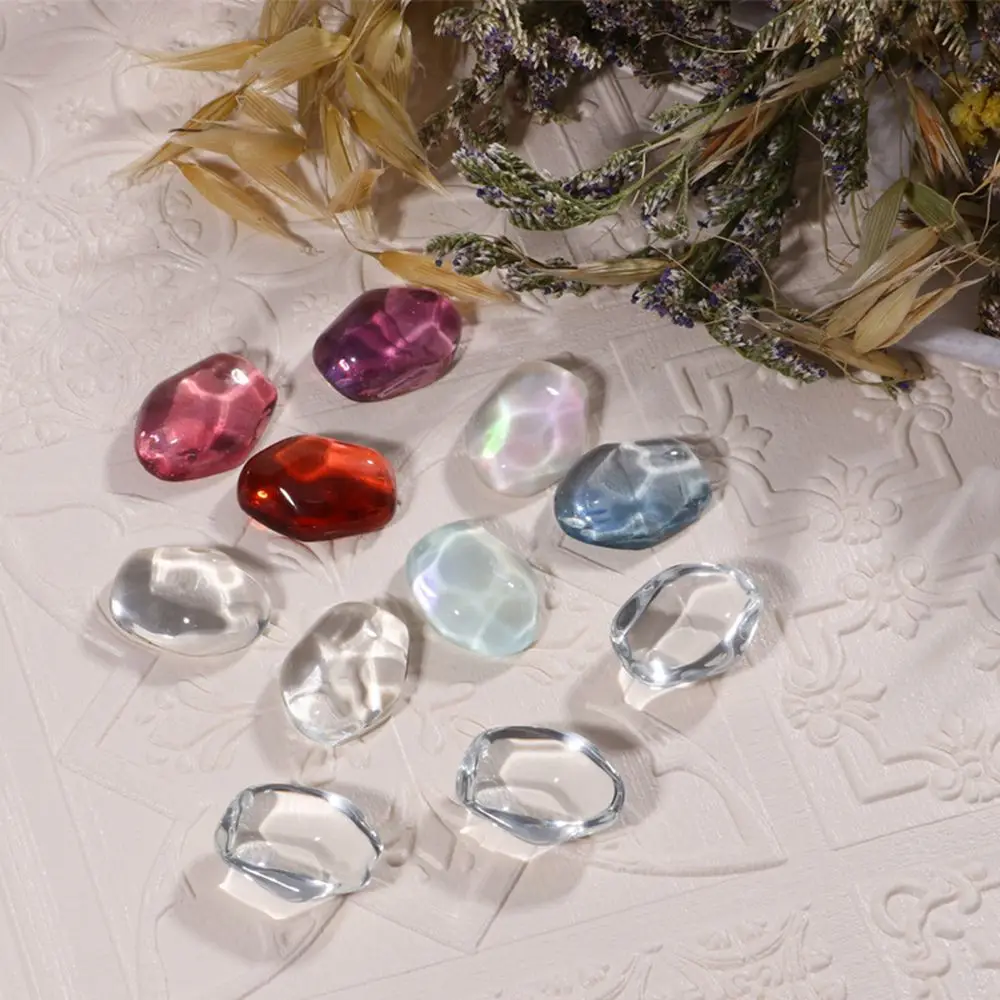 Nuvola trasparente forma rotonda manicure orso strumento per nail art colore delle unghie che mostra la tabella dei colori del vetro tavoletta per esposizione del gel per smalto