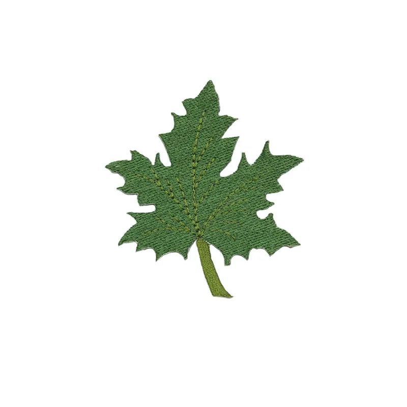 Exquisite Maple Leaf Embroidery Cloth With Ironing Patches For Clothing Parches Ropa Termoadhesiv DIY Handmade Decoration Sweing