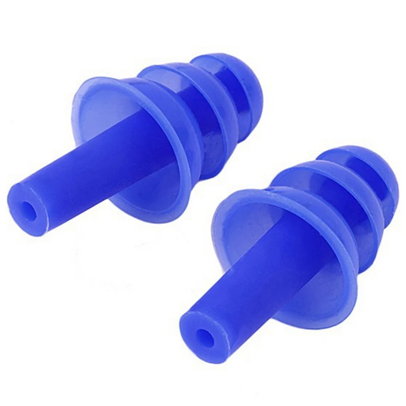 50Pairs for Child Adult Soft Silicone Earplugs for Sound Insulation Swimming Diving Waterproof Anti-Noise