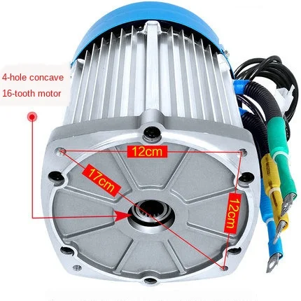 Triciclo elettrico Motore 1500w72v3000w Ad Alta Potenza Ad Alta Velocità Brushless Differenziale Batteria Ad Acqua 60v2200w Elettrico YGC71.