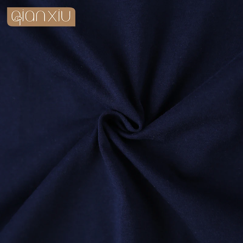 Men\'s Spring Autumn Cotton Dark Blue Pajamas Crew neck Long Sleeve Suit Home Suit Men\'s Pajamas Cardian Sleepwear Nightgown