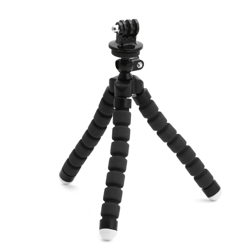 MASUNN Mini Treppiede Flessibile Portatile Per Smartphone, Gopro, DSLR – Con Clip E Supporto