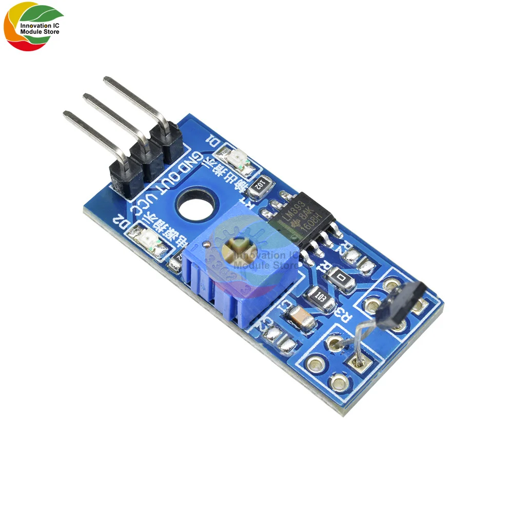 5V 3.3V LM393 Hall Sensing Probe Hall Switch Sensor Module Motor Speed Test PCB Board Module For Arduino Magnetic Detect Car