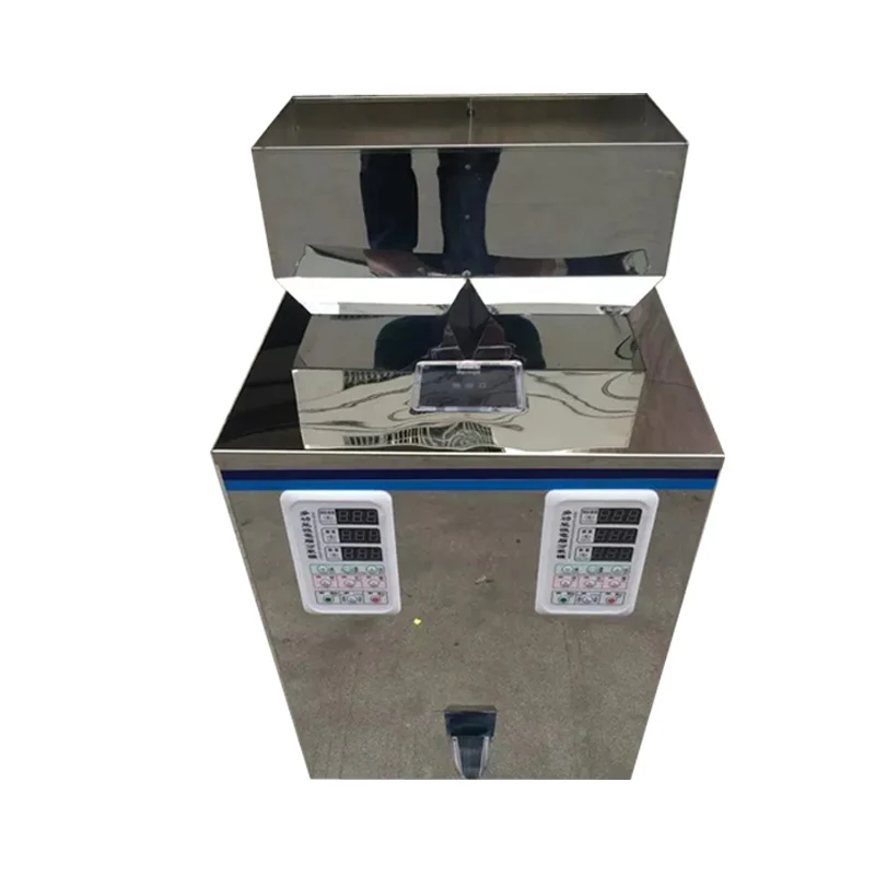 

New Design Automatic Desktop Packaging Machine Powder Granule Weighing Filling Machine for Grain Flour Tea Beans Particles