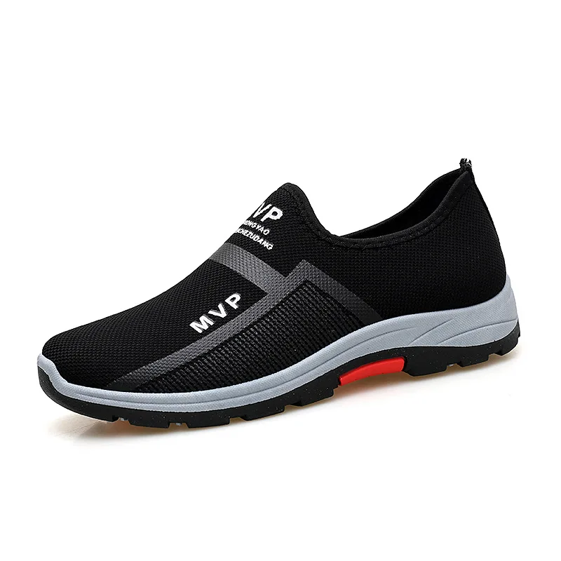 Mesh Sneakers Men Platform Sneakers Breathable Slip on Loafers Man 2021 Outdoor Comfortable Casual Walking Shoes Zapatos Hombre