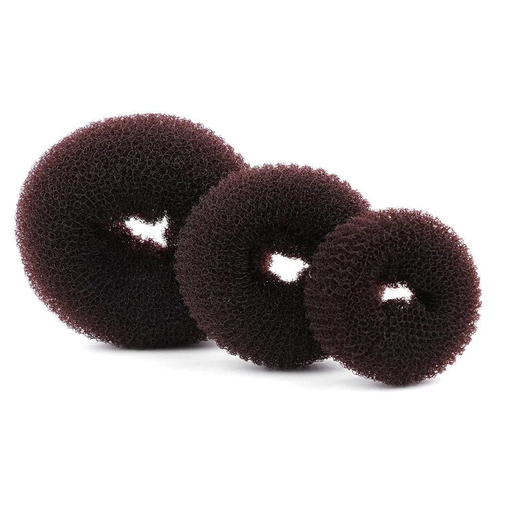 1PC Magic Donut Shaper Hair Ring Elegant Women Girl Hair Bun Maker Hair Ring Hair Rollers Beauty Styling Hair Accessories Tools