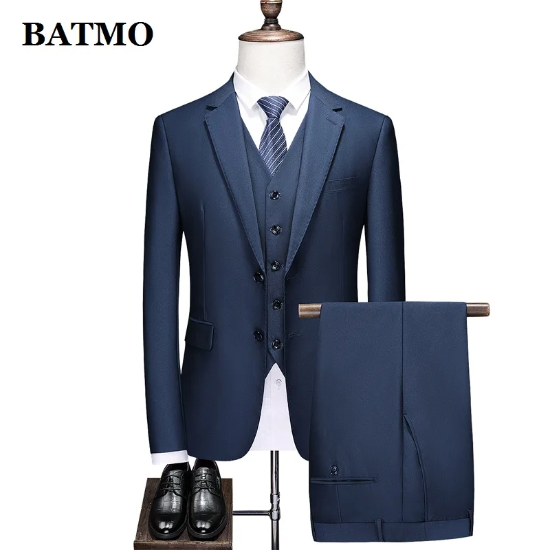 BATMO 2023 new arrival high quality casual suits men,male wedding dress,plus-size S-5XL 6846