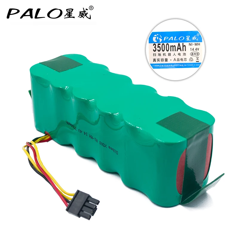 Palo 14.4V 3500mAh NI-MH Battery for panda X500 for Ecovacs Mirror CR120 Battery for Dibea X500 X580 X900 Vacuum Cleaner