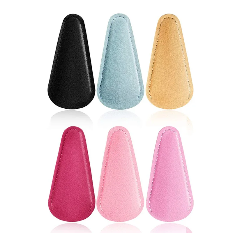 Olló Hüvely Biztonság bőrből Olló fedezze Hátvéd Összevarrás Vág sheath(6 pcs colorful)