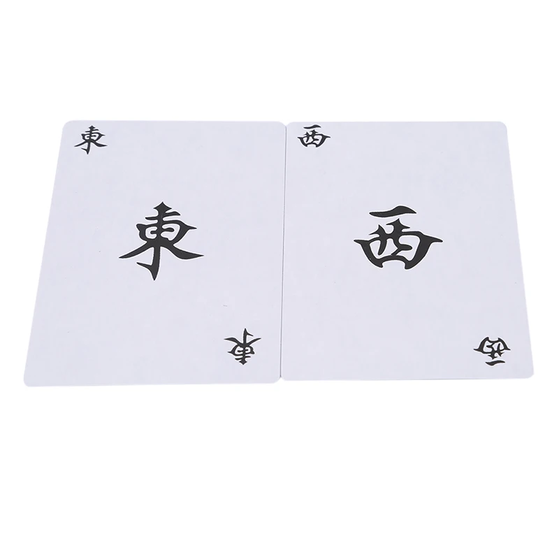 1 Box Of 144 Paper Mahjong Mah Jong Chinese Playing Cards Set For Party Funny Games Hot Sale Tile Games Baby Educational Toys