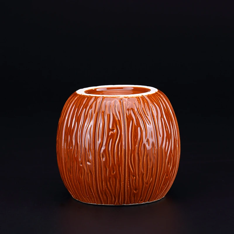 550ml Coconut Shape Hawaii Tiki Mugs Ceramic Mug Mug For Gifts Cups And Mugs Cocktail Cup 4