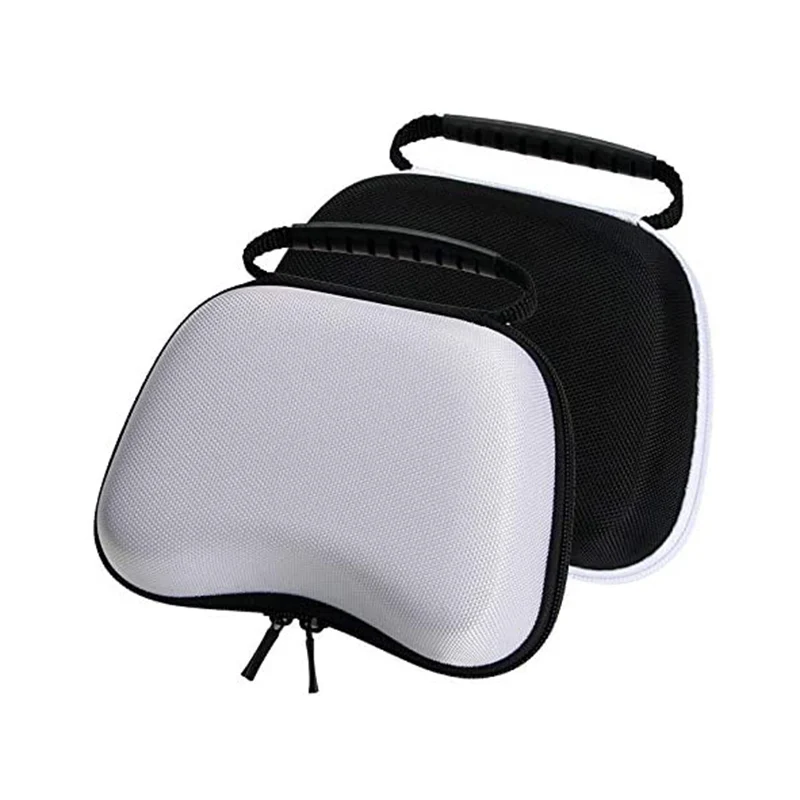 Estojo de transporte rígido de eva portátil com alça de pulso para xbox one s x/ps4/switch pro controlador saco de armazenamento à prova de choque