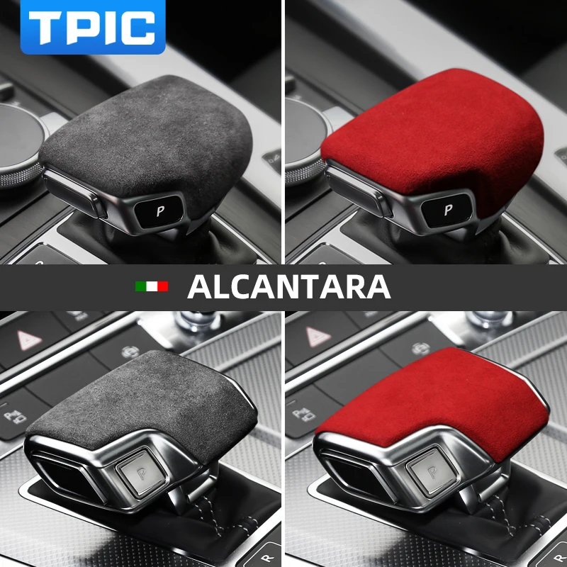 TPIC Alcantara Wrap per A5: Il Migliore Rivestimento per il Pomello del Cambio Auto con Design Premium e Installazione Facile