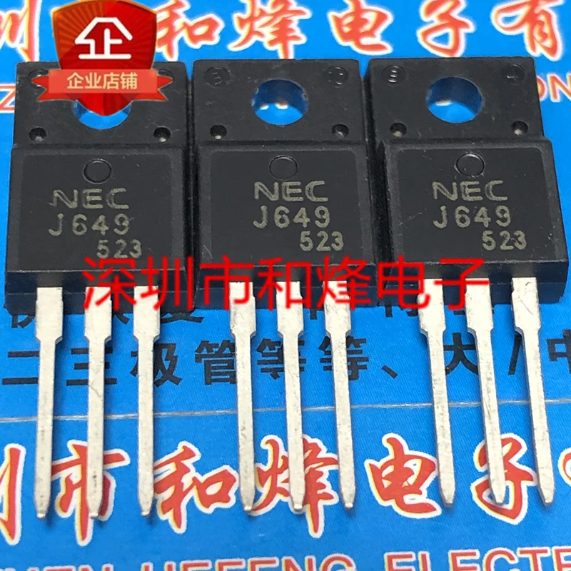 

10PCS J649 2SJ649 TO-220F P-60V -20A