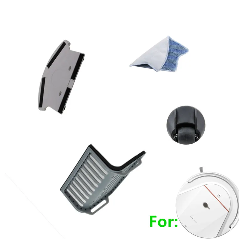Vcr03 robô aspirador de pó filtro roda pano mop para midea vcr03 aspirador de pó robótico peças acessórios