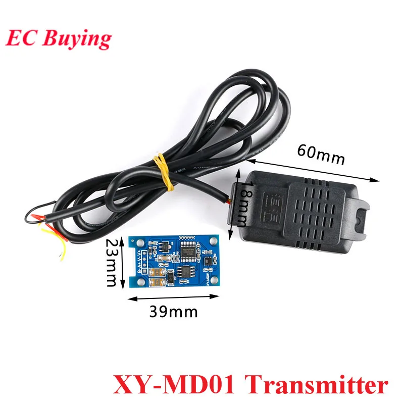 Temperature and Humidity Transmitter SHT20 RS485 Sensor Module Digital  High Precision Industrial Modbus Rtu Protocol Monitoring