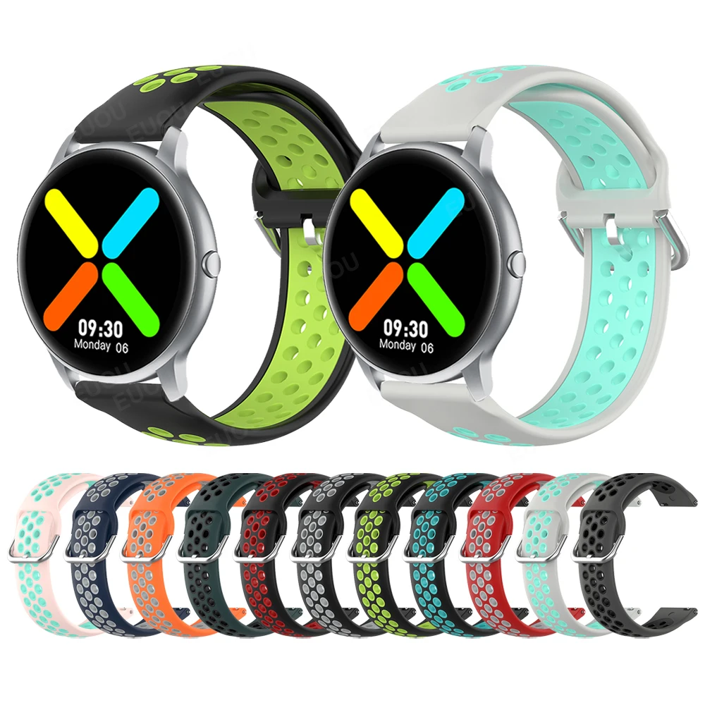 Easyfit Silicon Thể Thao Ban Nhạc Cho Imilab KW66 Dây Đeo Đồng Hồ Thông Minh Dây Quấn Cổ Tay Đeo Tay Dây Dây Đồng Hồ Có Thể Thay Thế Phụ Kiện