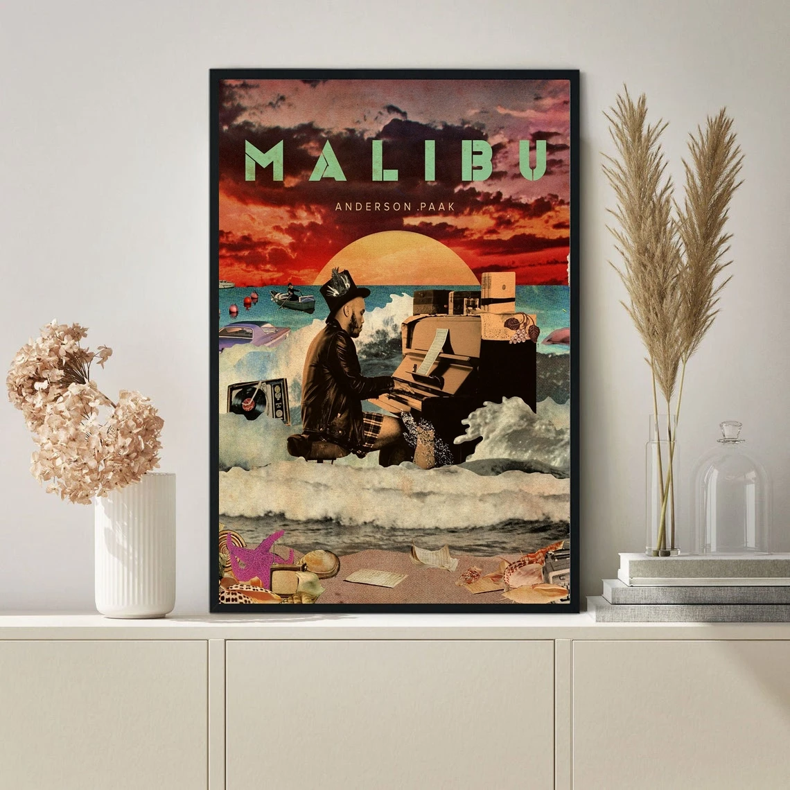 Anderson Paak Malibu Poster Star Music Singer Canvas Poster Print Art Wall Painting Home Decoration Gift Poster Customization