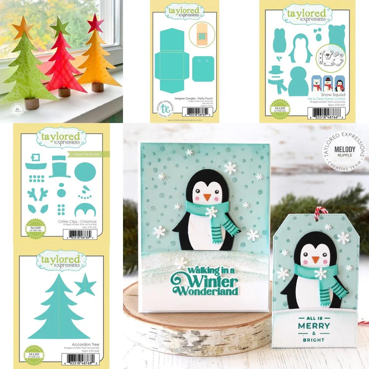 

Penguin trees boxes Metal Cutting Dies for DIY Scrapbooking Crafts Dies Cut Maker Photo Album Template Handmade Decoration