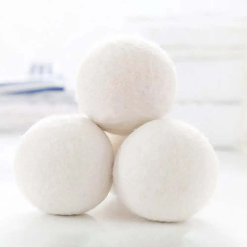 Wool Dryer Balls Handmade Solid Color Woolen Laundry Dryer Washing Ball Sanitary Cleaning Cleaner Washing Machine accessories