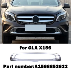 A1568853622 a1568853122 Front Bumper Chrome Trim Chromium Styling Spoiler Accessories For Mercedes Benz GLA X156 W156 GLA200