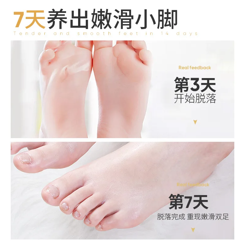 Foot Mask Peeling for Legs Feet Mask Scrub Exfoliating Socks for Pedicure Anti Crack Heel Remove Skin Foot Patch