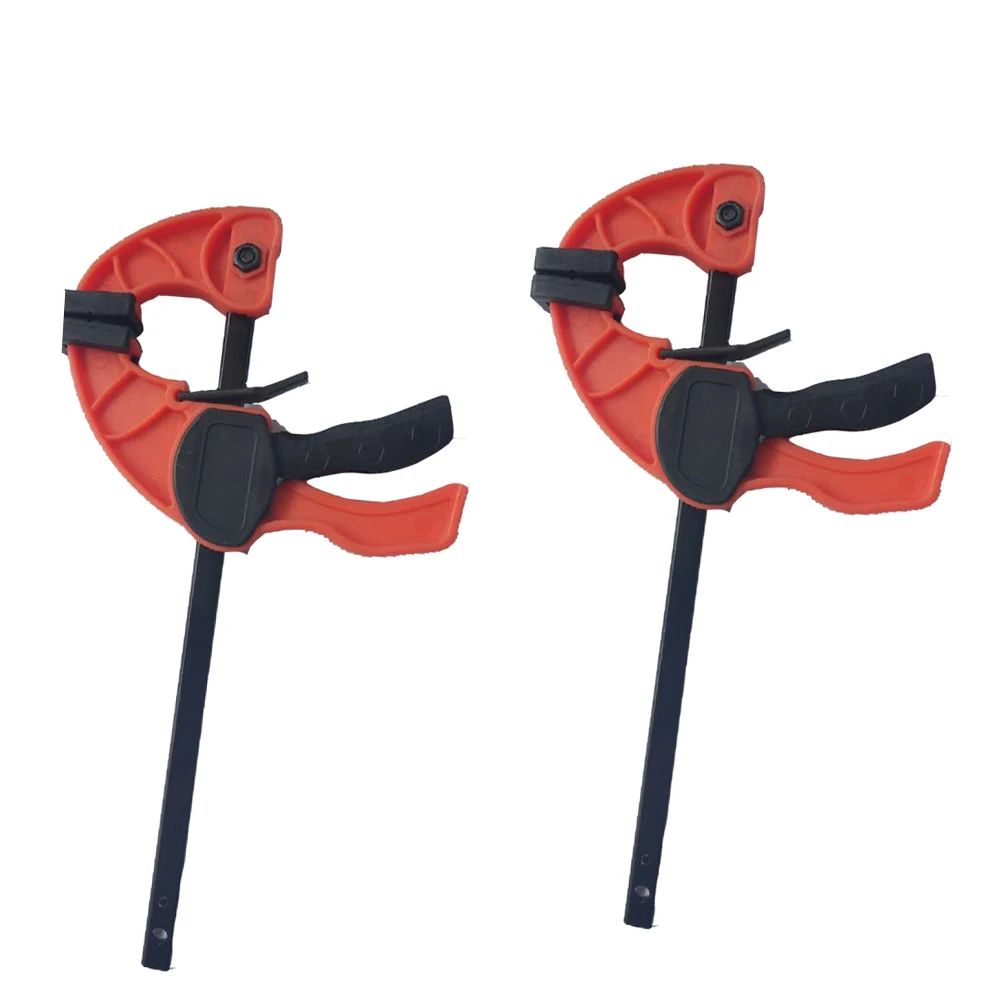 Bộ 5 Cao Chất Lượng 4 Inch Gỗ Thanh F Kẹp Kẹp Cứng Kẹp Nhanh Ratchet Phát Hành Tự Làm Nghề Mộc Tay Kềm Ê dụng Cụ