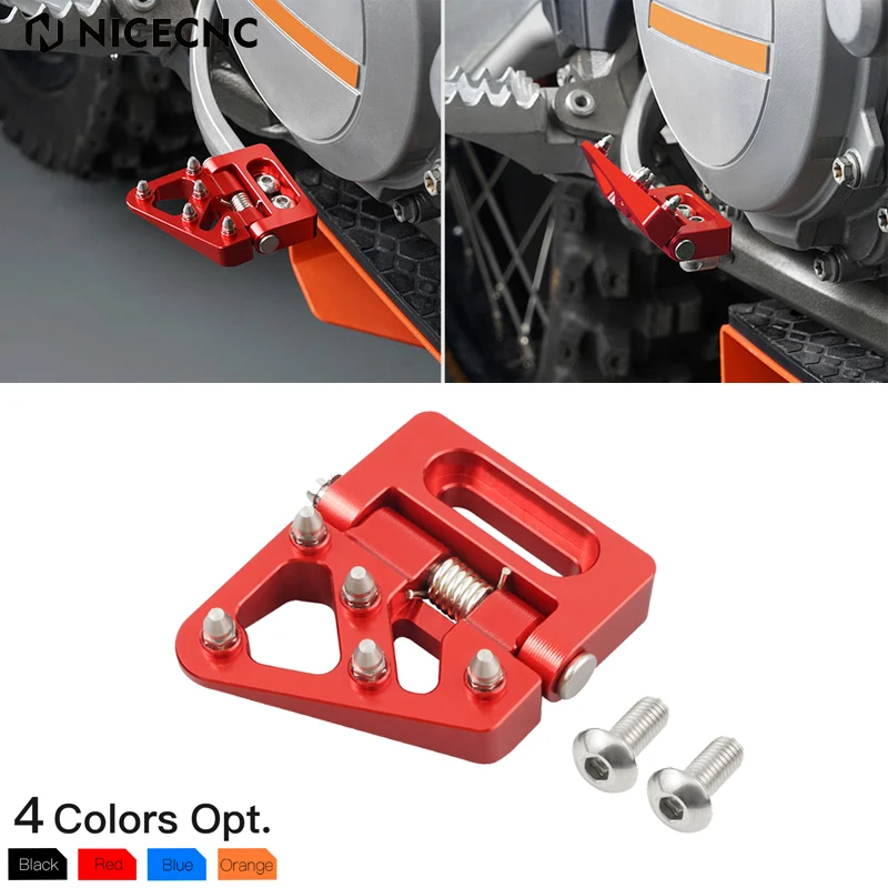 For 2013-2023 Beta RR 300 Folding Brake Pedal Step Tip Plate RR 250 390 430 450 480 500 X-Ttrainer 300 For KTM GasGas Sherco