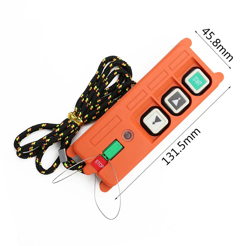 Wireless Industrial Remote Controller Electric Hoist Remote Control Winding Engine Sand-blast Equipment Used F21-2S 3 Button