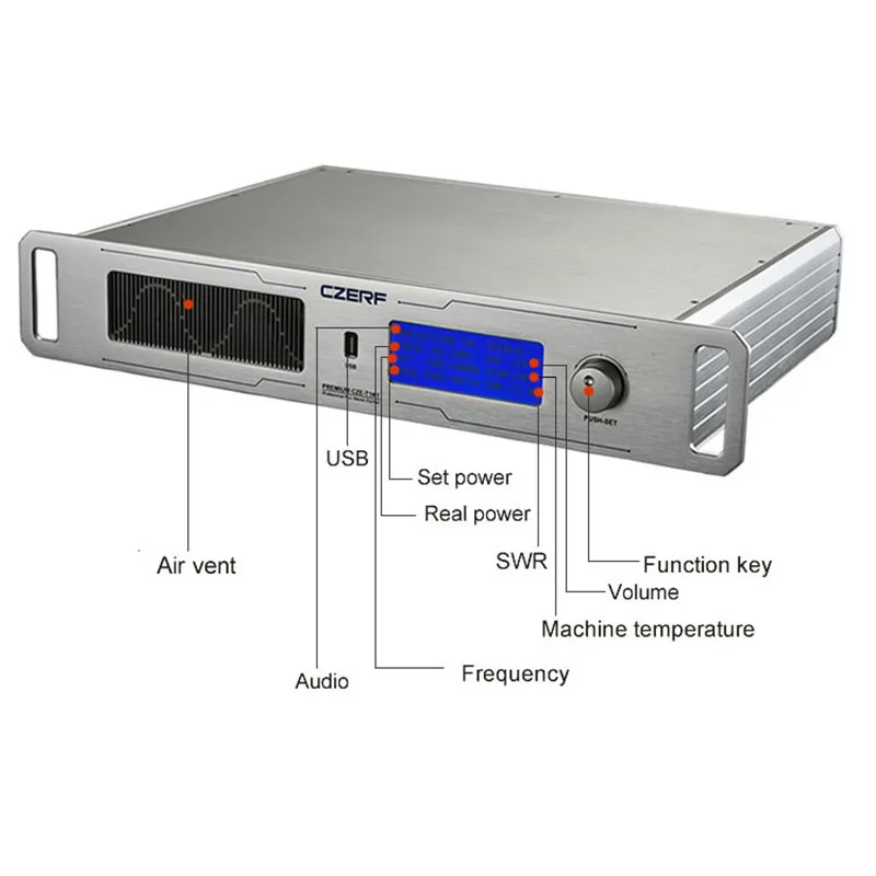 500w 600watts FM Broadcast transmitter 87.5MHz-108MHz am fm radio fm transmitter Long Range