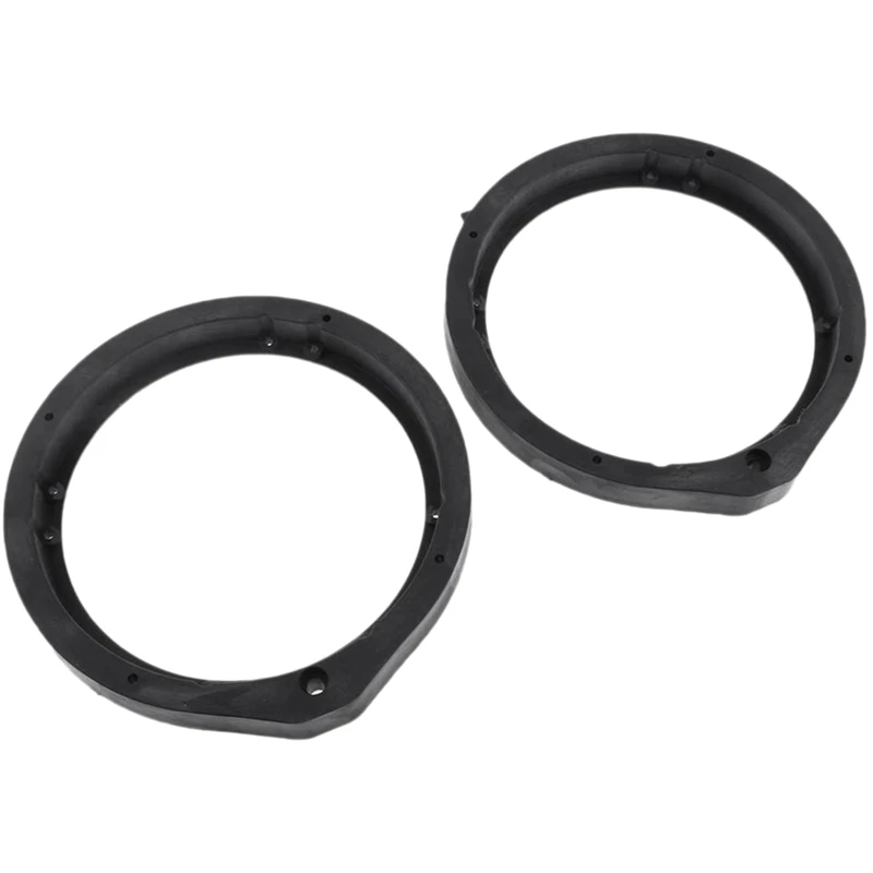 2Pcs Black 6.5 inch Car Speaker Mounting Spacer Adaptor Rings for Honda Civic Accord Crv Fit City