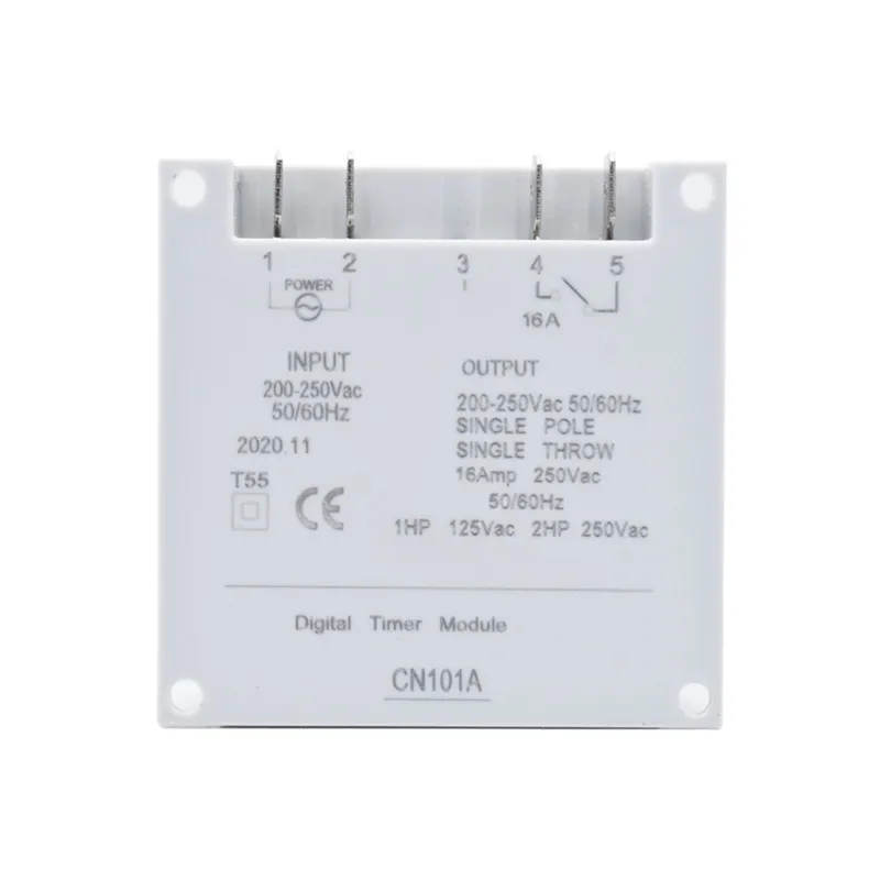 CN101A interruttore Timer AC/DC 12V 24V 110V 120V 220V 230V 240V LCD digitale settimana di alimentazione Mini relè temporizzato programmabile 8A a