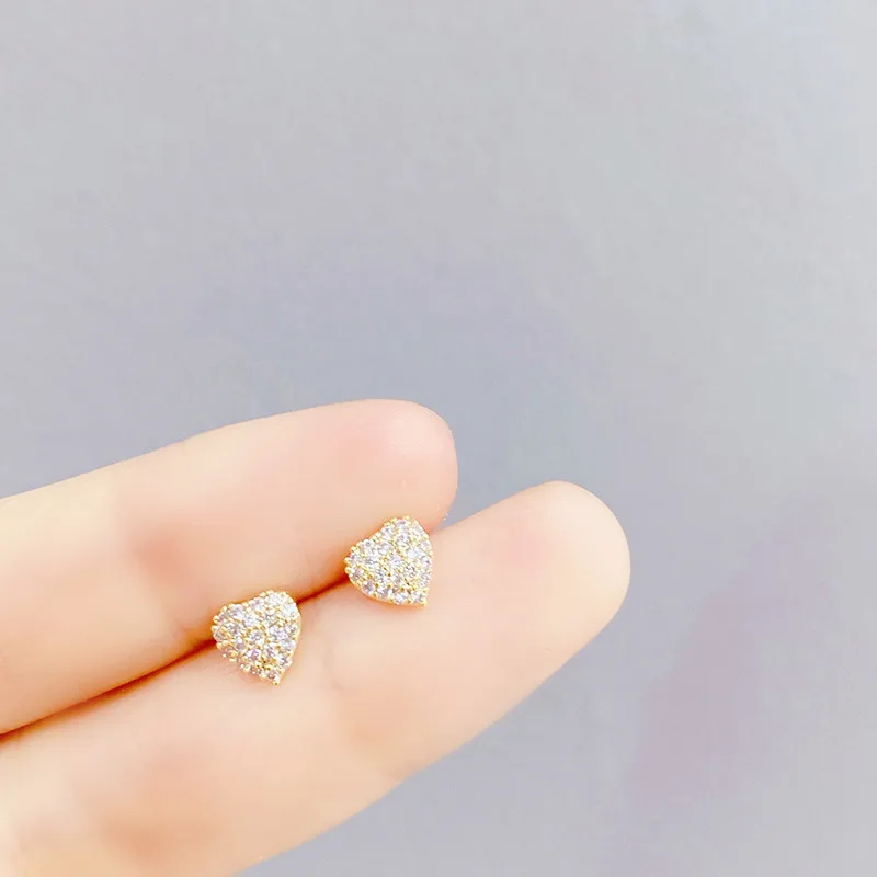 أقراط مرصعة بالزركون المكعب ، تصميم فاخر ، مجوهرات جديدة ، 6 ، مجوهرات روز