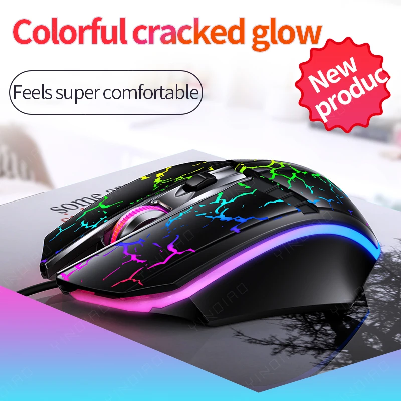 G11 Wired Office Gaming Mouse USB 3200 DPI Adjustment 4 Buttons Optical Mouse For Desktops Laptop