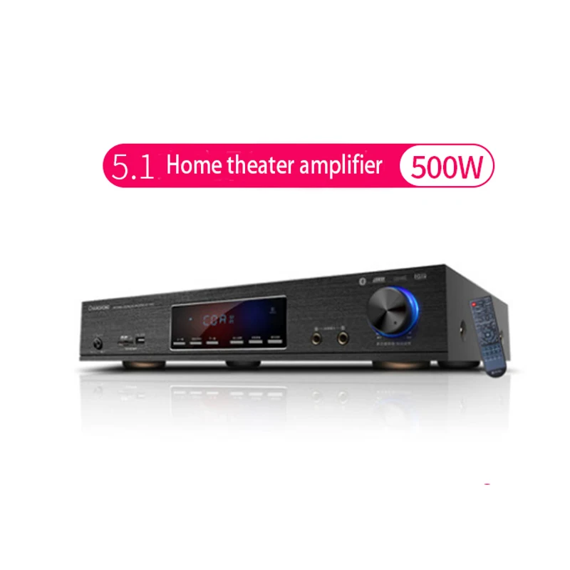 500W/700W 220V HIFI Fieber Digital Verstärker High Power Bluetooth Verstärker 5,1 Kanal Professionelle KTV Verstärker audio Karaoke