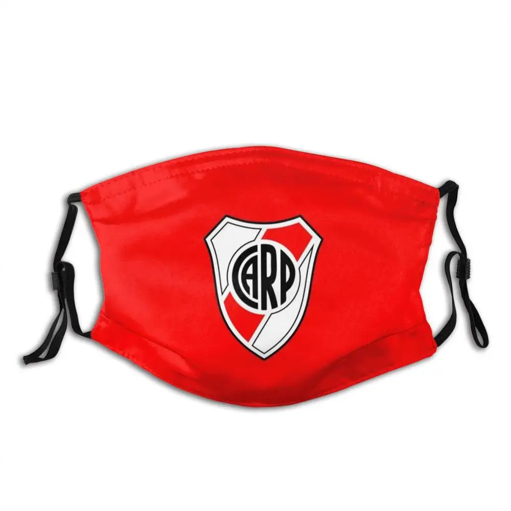 

Club Atlético River Plate Funny Print Reusable Pm2.5 Filter Face Mask Argentina Buenos Aires Estadio Monumental Antonio