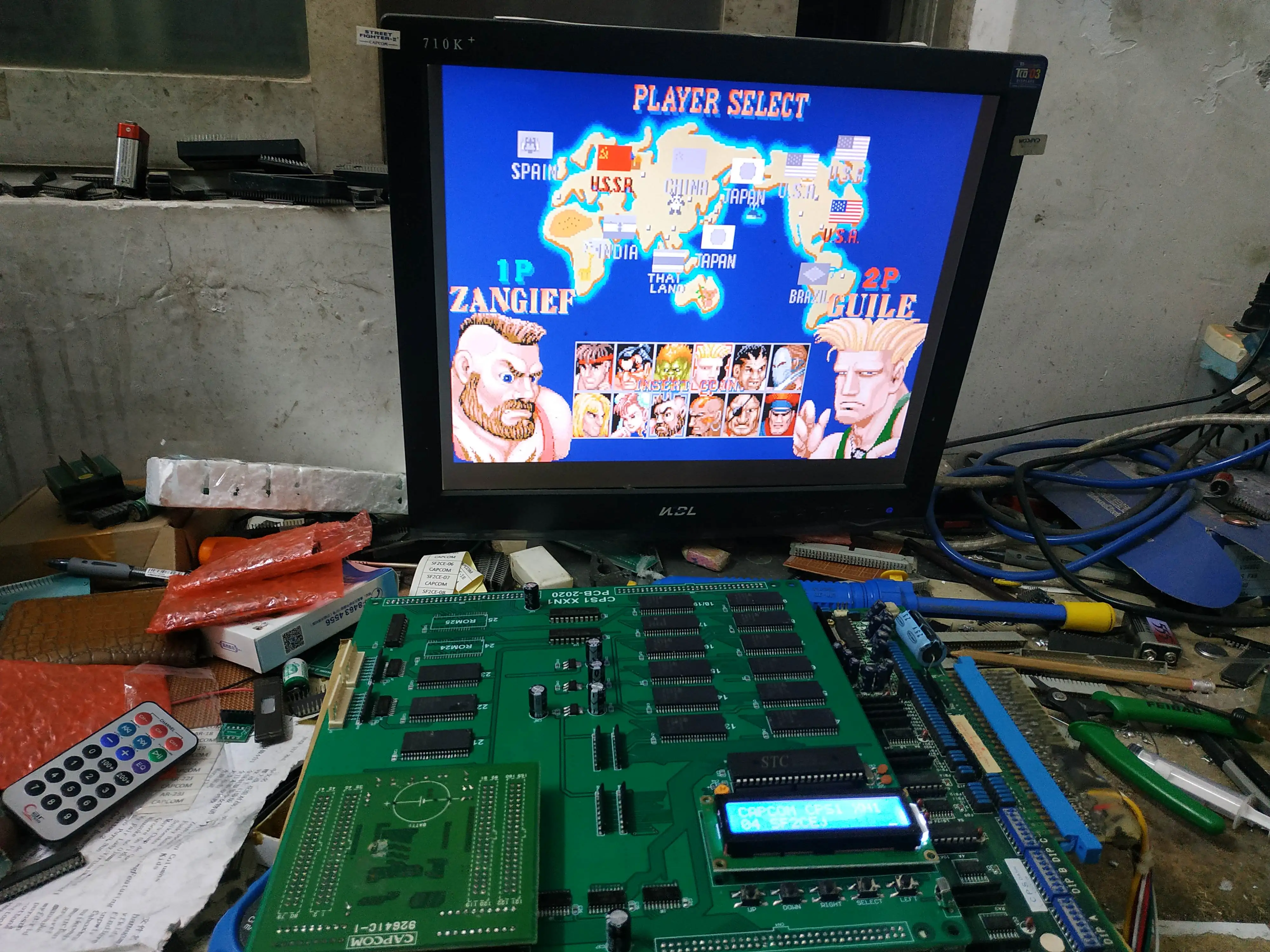 Classic Arcade CPS1 Multi game A+B+C Board 32-in-1 Arcade Jamma PCB Reissue Collection