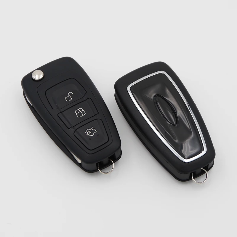 Car Folding Remote Key 433Mhz with 4D63 Chip for Ford Focus Fiesta Mondeo Transit C-Max ASK Flip Fob Remote Key