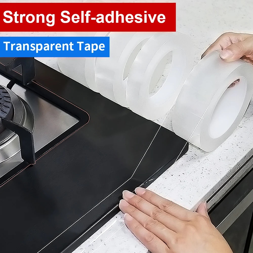 Bathroom Kitchen Sink Tapes Basin Wall Corner Sealing Strips Moisture-proof Acrylic Self Adhesive Countertop Stickers