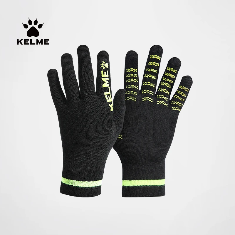 Kelme Herfst En Winter Sport Warm Handschoenen Fitness Running Koude-Proof Gebreide Wol Touchscreen Handschoenen 9881406