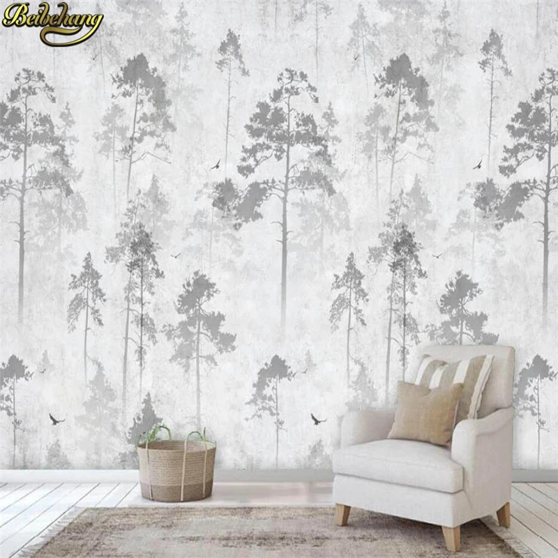 

beibehang Photo Wallpapers Mural Mural Living Room Home Decor Painting Nordic Fantasy forest murals wallpaper for bedroom wall