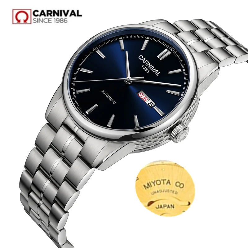 

MIYOTA2023 mechanical watches men luxury brand Carnival automatic men watch gold military reloj hombre sapphire sport waterproof