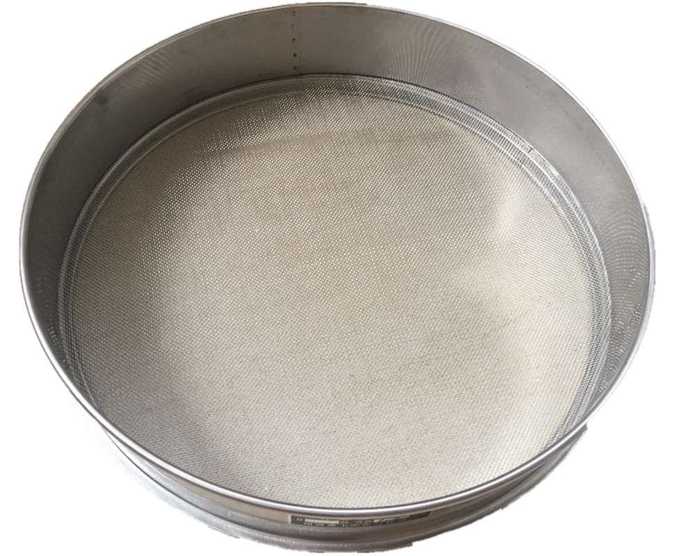 

Standard Laboratory Test Sieve 304 SUS Filter Mesh Chroming Frame Sampling Inspection Pharmacopeia Sieve Dia 40cm 4 - 10 mesh