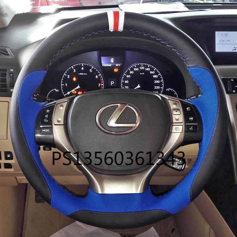 Suitable for Lexus RX270 ES250 LX570 GS300 IS300 NX RX hand stitched steering wheel cover leather grip cover