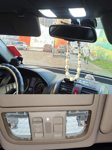 Светодиодные лампы Eonstime для чтения в автомобиле 12В, 4 шт., 6500K — внешний вид товара
