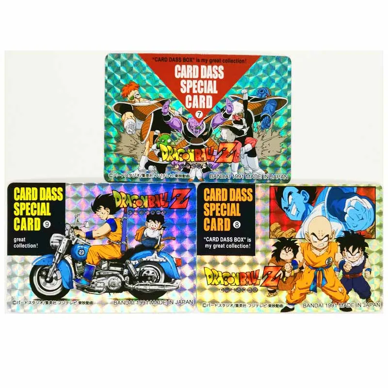 9pcs/set Super Saiyan Dragon Ball Z Refraction Process Heroes Battle Card Ultra Instinct Goku Vegeta Game Collection Cards