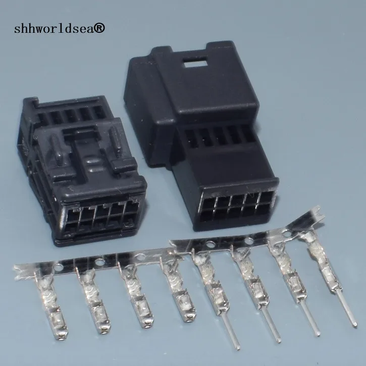 

Shhworldsea 10 pin 0.6MM female and male automotive wire harness connector plug 1355789-1 1-929270-1